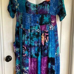 RESORT WEAR…Boho Patchwork Dress
